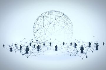 Stock image of world and people
