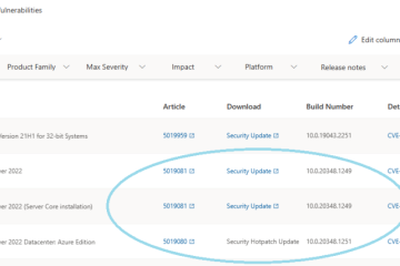 Previous method for displaying hotpatch updates